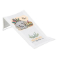 Продукт Tega Baby Wild&Free Little Elephant 3D Mesh - Подложка за вана, бяла - 1 - BG Hlapeta