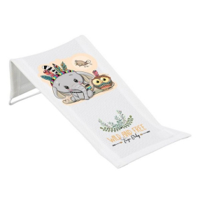Tega Baby Wild&Free Little Elephant 3D Mesh - Подложка за вана, бяла