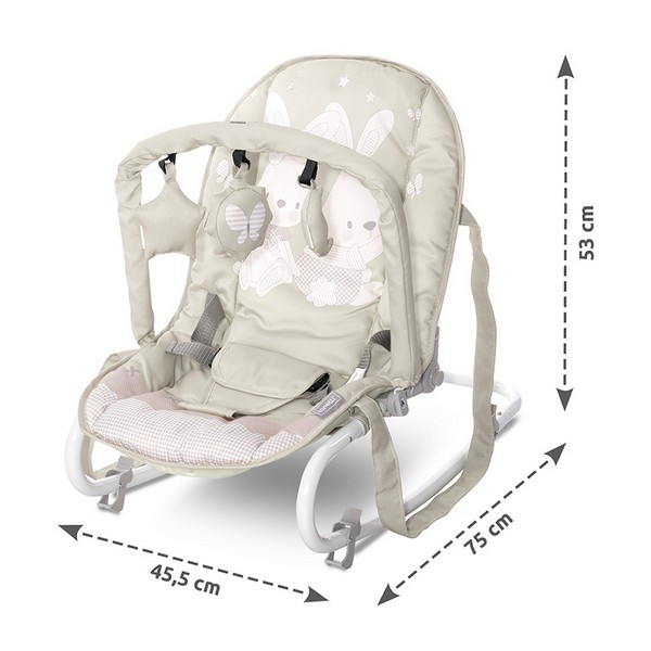 Продукт Lorelli ELIZA - Шезлонг с гриф с играчки - 0 - BG Hlapeta