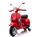 Акумулаторен мотор Licensed Vespa PX150 12V с меки гуми и кожена седалка 6