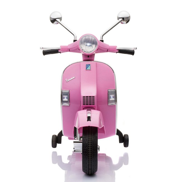 Продукт Акумулаторен мотор Licensed Vespa PX150 12V с меки гуми и кожена седалка - 0 - BG Hlapeta