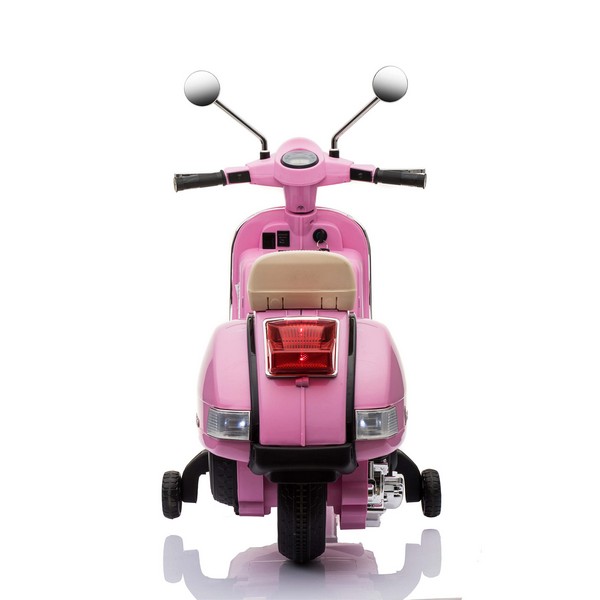 Продукт Акумулаторен мотор Licensed Vespa PX150 12V с меки гуми и кожена седалка - 0 - BG Hlapeta