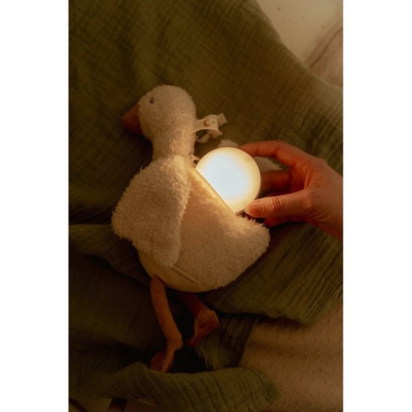Продукт Little Dutch - Мек Гъсок с Нощна Лампа и Успокояващи Звуци - 0 - BG Hlapeta