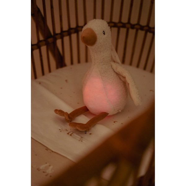 Продукт Little Dutch - Мек Гъсок с Нощна Лампа и Успокояващи Звуци - 0 - BG Hlapeta