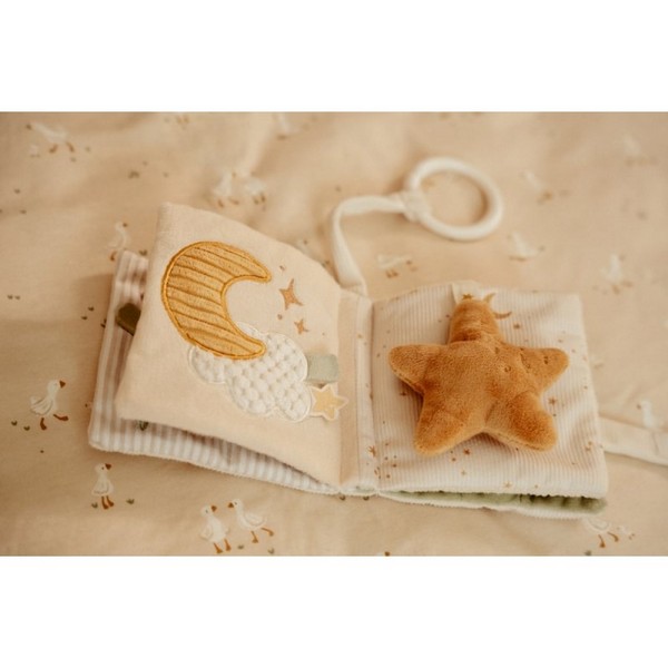 Продукт Little Dutch Newborn Naturals - Мека Книжка за Количка - 0 - BG Hlapeta