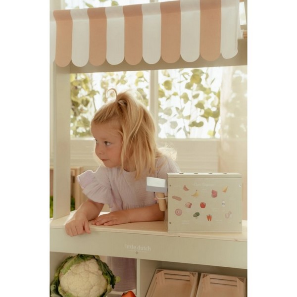Продукт Little Dutch FSC - Дървен Касов Апарат с Аксесоари - 0 - BG Hlapeta