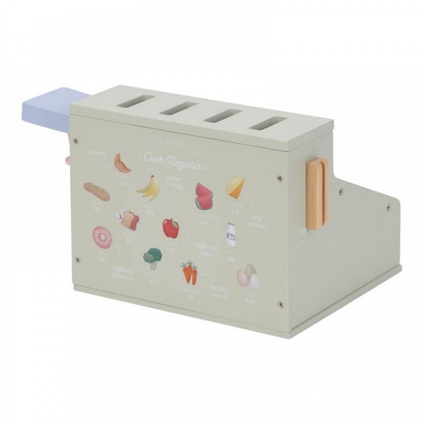 Продукт Little Dutch FSC - Дървен Касов Апарат с Аксесоари - 0 - BG Hlapeta