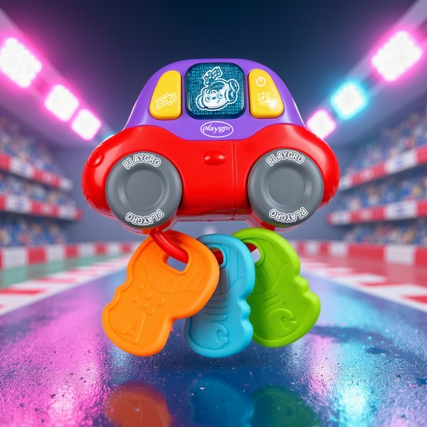 Продукт PLAYGRO - Ключове със светлина и звуци, активна играчка 6М+ - 0 - BG Hlapeta