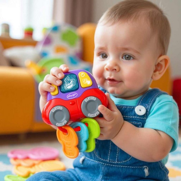 Продукт PLAYGRO - Ключове със светлина и звуци, активна играчка 6М+ - 0 - BG Hlapeta