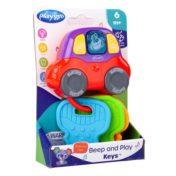 Продукт PLAYGRO - Ключове със светлина и звуци, активна играчка 6М+ - 0 - BG Hlapeta
