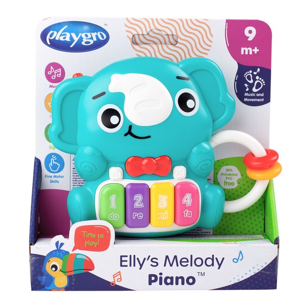 Продукт PLAYGRO - Пиано със светлина и звуци, активна играчка 9М+ - 0 - BG Hlapeta