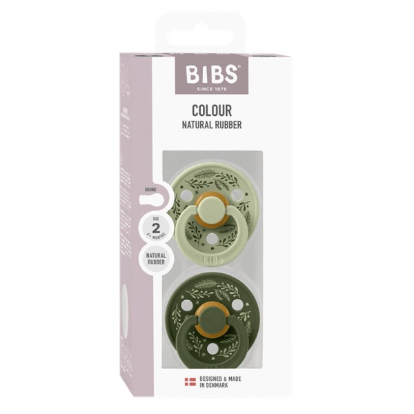Продукт  BIBS COLOUR Holiday - 2 бр. Биберони, Каучук, 6-18 месеца - 0 - BG Hlapeta