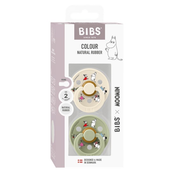 Продукт BIBS x Moomin COLOUR - 2 бр. Биберони, 6-18 месеца - 0 - BG Hlapeta