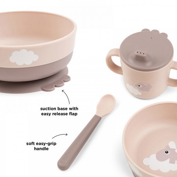 Продукт Done by Deer - Комплект за първо хранене с вакуум 3 части - 0 - BG Hlapeta