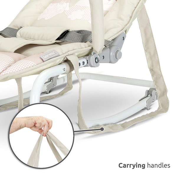 Продукт Lorelli ELIZA - Шезлонг с гриф с играчки - 0 - BG Hlapeta