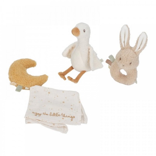 Продукт Little Dutch Newborn Naturals - Подаръчна Кутия с Меки Играчки за Бебе - 0 - BG Hlapeta