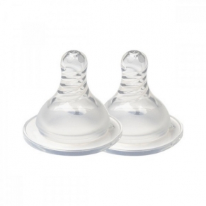 Elodie - 2 бр. Силиконови биберони за бутилка 0+ месеца