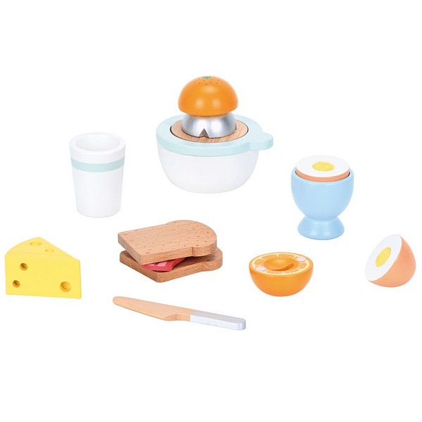 Продукт Lelin Toys - Дървен комплект за закуска със сокоизтисквачка за цитруси - 0 - BG Hlapeta