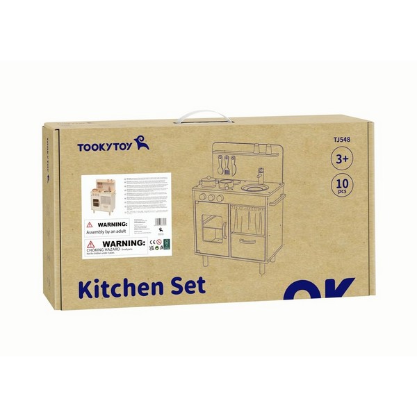 Продукт Tooky Toy - Дървена кухня - 0 - BG Hlapeta