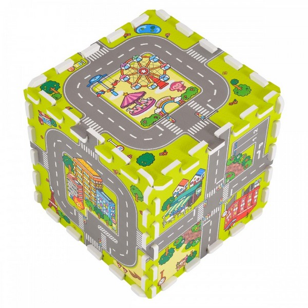 Продукт Moni Toys Road - Мек пъзел с принт - 0 - BG Hlapeta