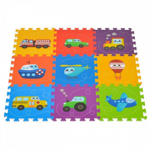 Moni Toys Vehicle - Мек пъзел с принт