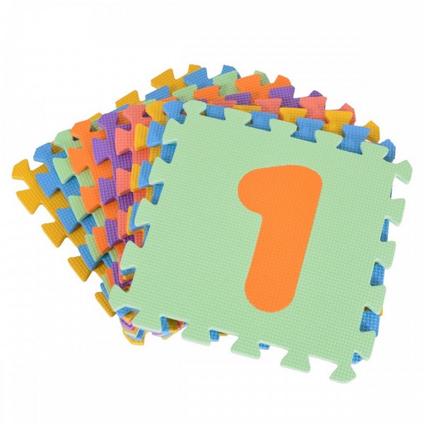 Продукт Moni Toys Numbers - Мек пъзел с принт - 0 - BG Hlapeta