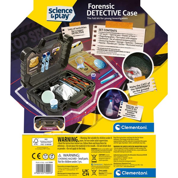 Продукт CLEMENTONI SCIENCE PLAY Детективски Куфар - Игра - 0 - BG Hlapeta