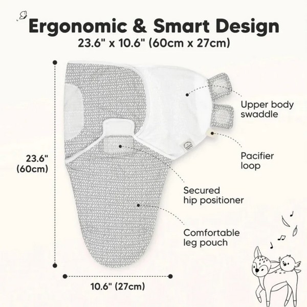 Продукт KeaBabies - Пелени За Повиване Organic 0-3 Месеца 3Бр - 0 - BG Hlapeta