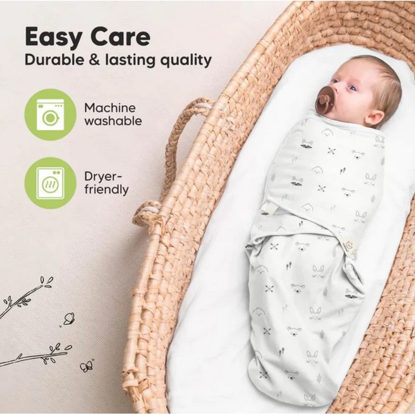 Продукт KeaBabies - Пелени За Повиване Organic 0-3 Месеца 3Бр - 0 - BG Hlapeta