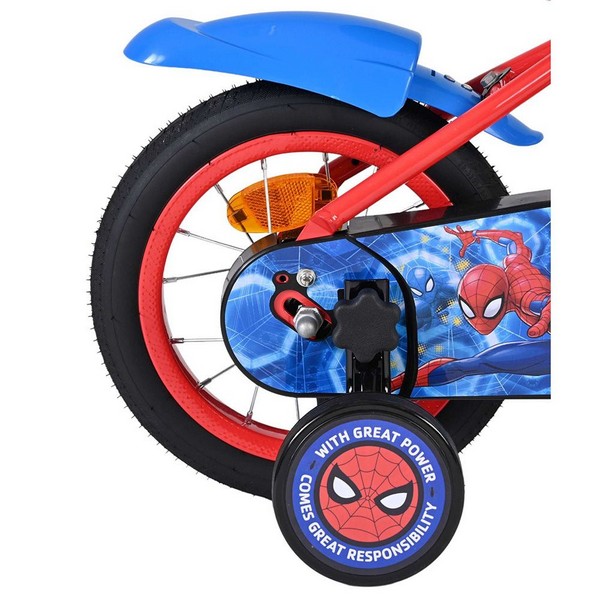 Продукт E&L Company 12 инча - Детски велосипед с помощни колела, Spiderman - 0 - BG Hlapeta