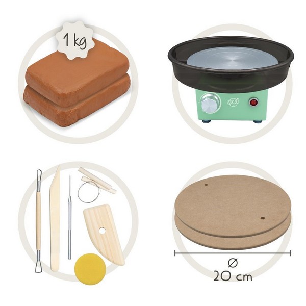 Продукт Buki France Грънчарско колело - Творчески комплект професионално студио - 0 - BG Hlapeta