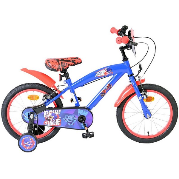 E&L Sonic Cycles 16 инча - Детски велосипед с помощни колела