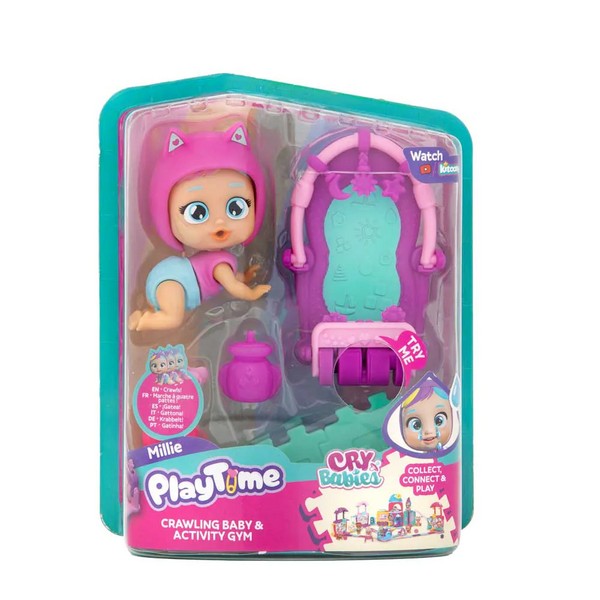 Продукт IMC CRYBABIES Millie PLAY TIME - Кукла с активна гимнастика - 0 - BG Hlapeta