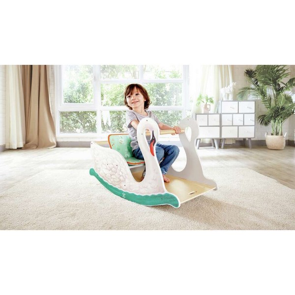 Продукт Hape Лебед - Дървена люлка 2 в 1 - 0 - BG Hlapeta