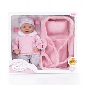 BAYER Reborn - Кукла Бебе 38см. с Кош