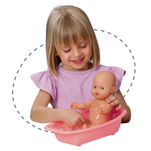 Продукт LT Le Petit Bebe - Кукла пишкаща 30 см. с легло, стол за хранене и корито - 0 - BG Hlapeta