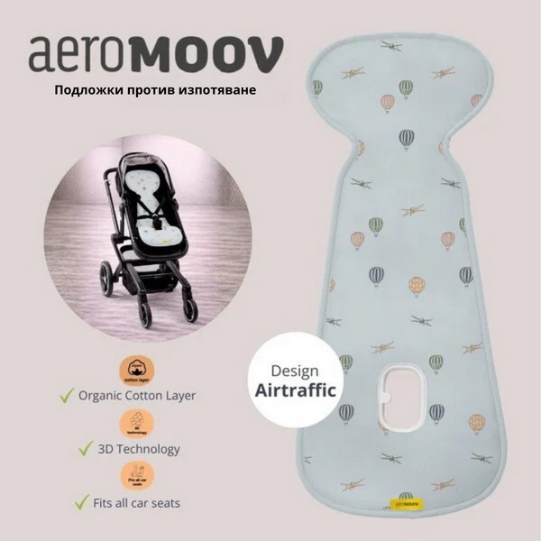Продукт Aeromoov Air Layer Група B - Подложка против изпотяване за количка  - 0 - BG Hlapeta