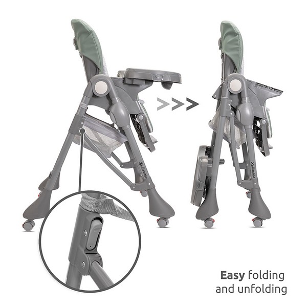 Продукт Lorelli BELLISSIMO - Столче за хранене, еко кожа - 0 - BG Hlapeta