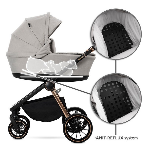 Продукт Lorelli BIANCA - Детска количка  3в1 (стол за кола ARIA LUXE) - 0 - BG Hlapeta
