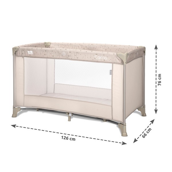 Продукт Lorelli CARINA - Детска кошара, 1 Ниво - 0 - BG Hlapeta