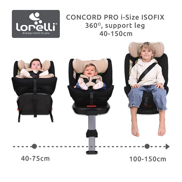Продукт CONCORD PRO - Стол за кола i-Size ISOFIX Support Leg 360, 40-150 см. - 0 - BG Hlapeta