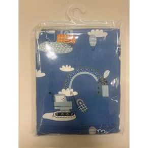 Galix Строителни машини - Детски спален комплект, 3 части