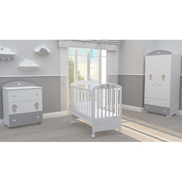 Продукт Bambino Casa Jolie cot bianco - Бебешко легло - 0 - BG Hlapeta