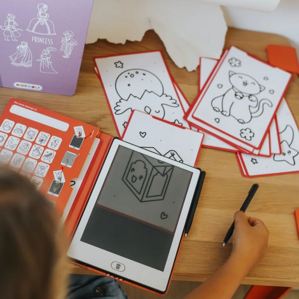 Продукт KIDYWOLF - Таблет за рисуване с LCD екран (30 карти) - 0 - BG Hlapeta