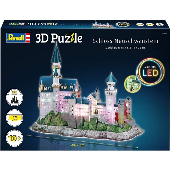 Продукт Revell Замъкът Нойшванщайн - R00151 Пъзел 3D с LED осветление - 0 - BG Hlapeta