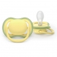 Продукт Philips AVENT Ultra Air - 2 броя ортодонтски силиконови залъгалки, 0-6м, пастелни, в кутия за стерилизиране - 5 - BG Hlapeta