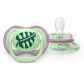 Продукт Philips AVENT Ultra Air - 2 броя ортодонтски силиконови залъгалки, 6-18м, с картинки, в кутия за стерилизиране - 6 - BG Hlapeta