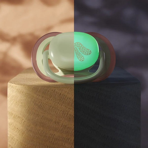 Продукт Philips AVENT Ultra Air Day and Night - 2 броя ортодонтски силиконови залъгалки, 6-18м, пастелни цветове, унисекс, в кутия за стерилизиране - 0 - BG Hlapeta