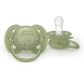 Продукт Philips AVENT Ultra Soft - Комплект от 2 броя ортодонтични силиконови залъгалки, в кутия за стерилизиране, plant-based - 4 - BG Hlapeta