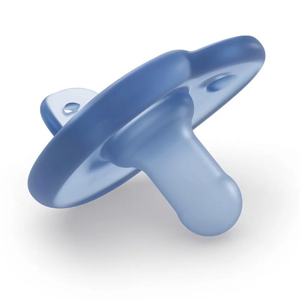 Продукт Philips Avent SOOTHIE - Комплект от 2 бр. ортодонтски силиконови залъгалки за новородени в кутия за стерилизиране - 0 - BG Hlapeta